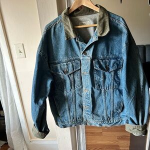 Banana Republic Blue and Green Lightweight Shirt Jacket